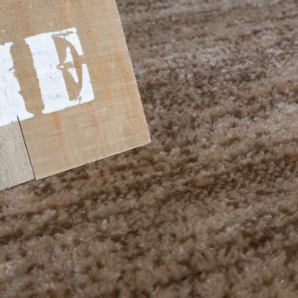 Brown Area Rug for Living Room Mocca Look