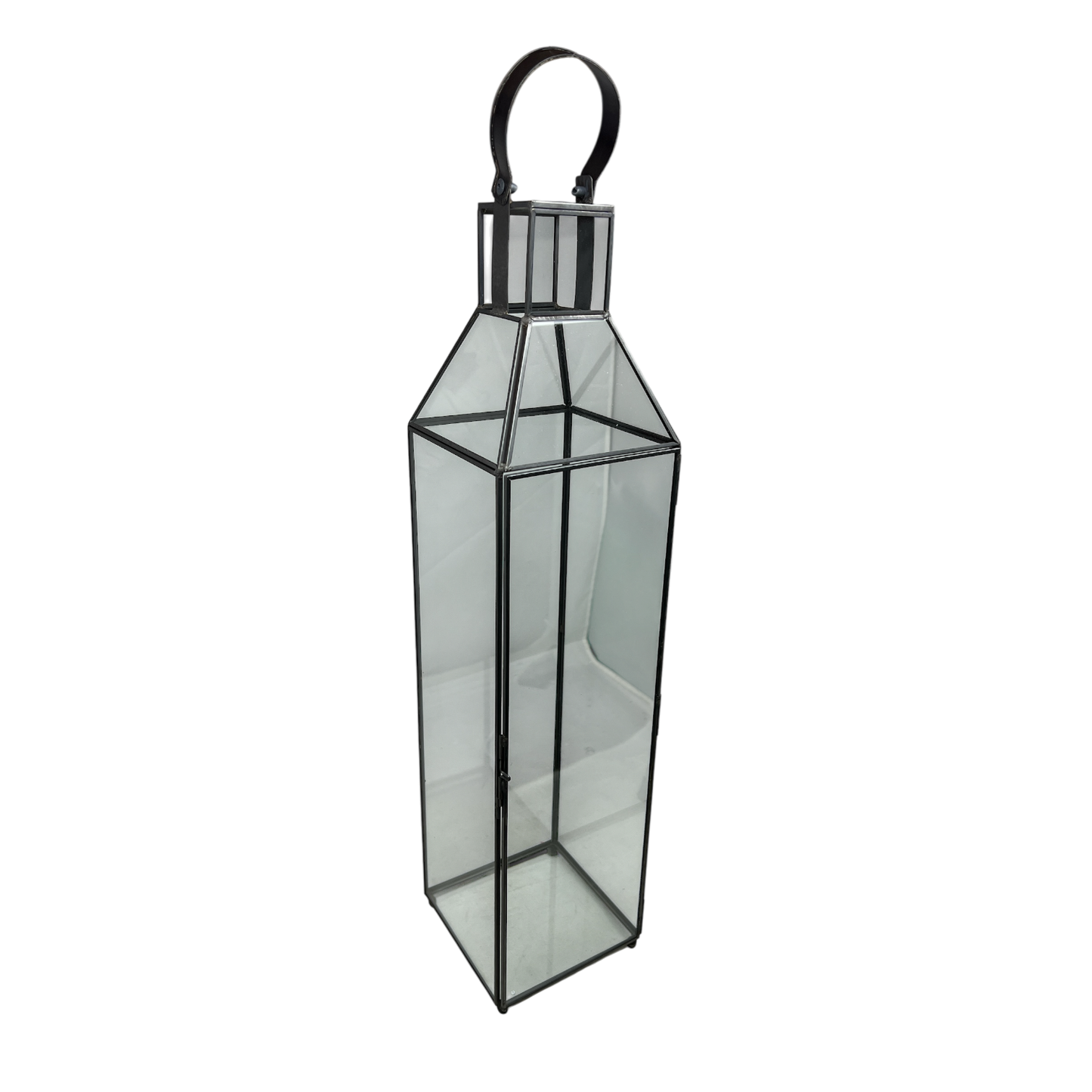 Elegant Metal & Glass Lantern