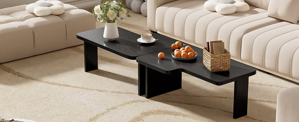 U-Can Modern Minimalist Coffee Table Set