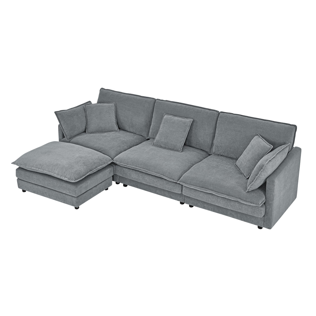 Modern Home Living Room L-Shaped Sectional Sofa