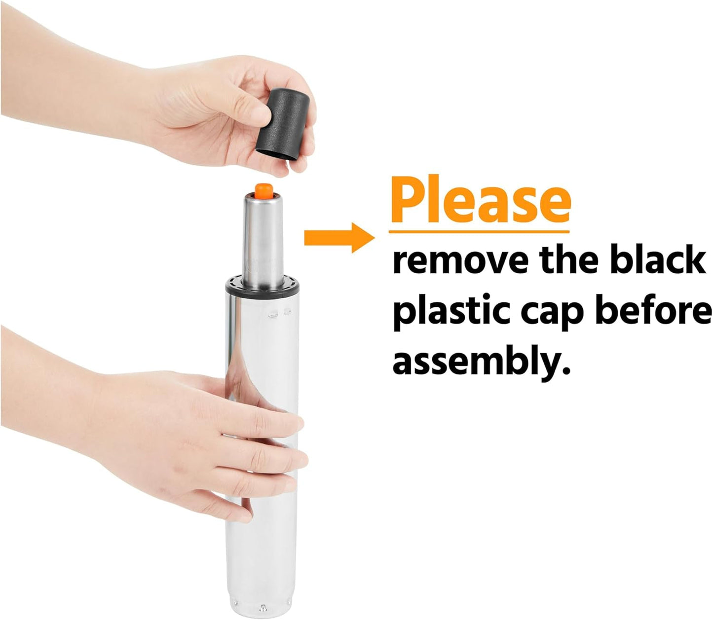 Ergonomic Faux Leather Office Chair White Adjustable