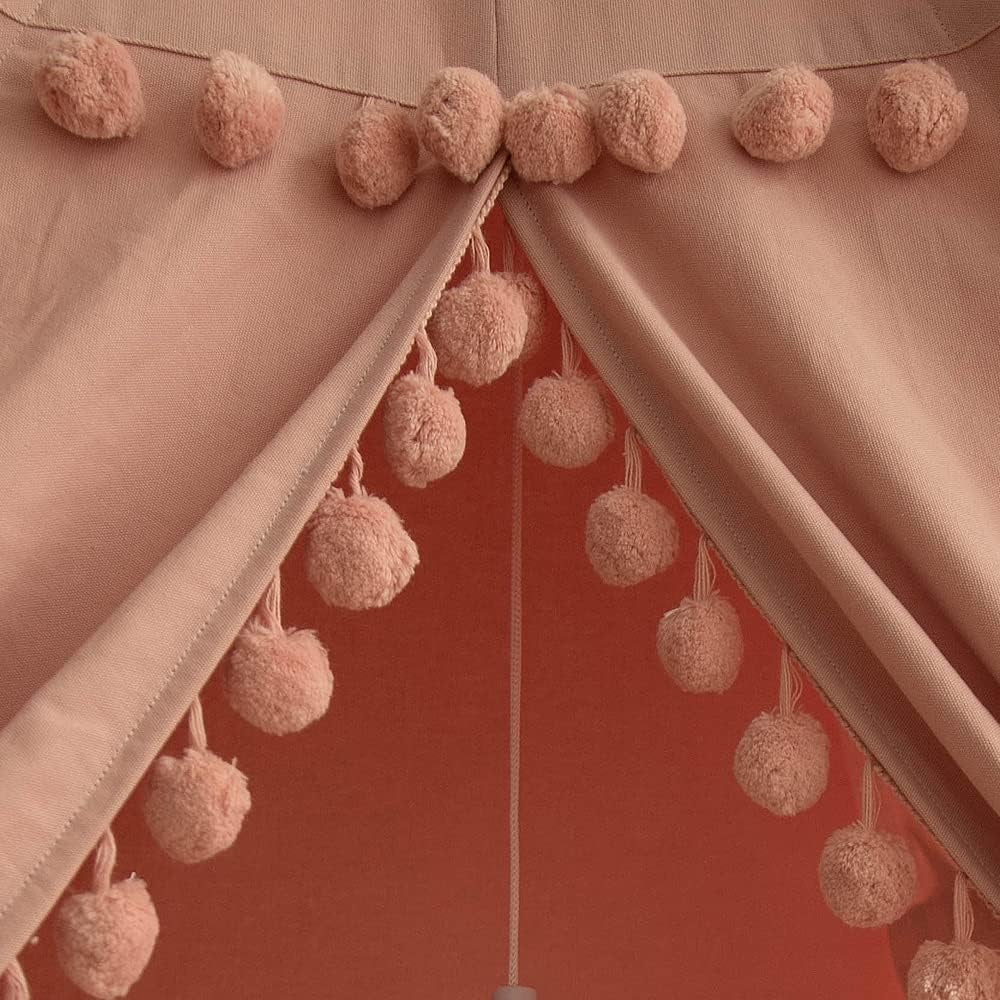 Kids Teepee Tent With Foldable Mat For Indoor Outdoor Play