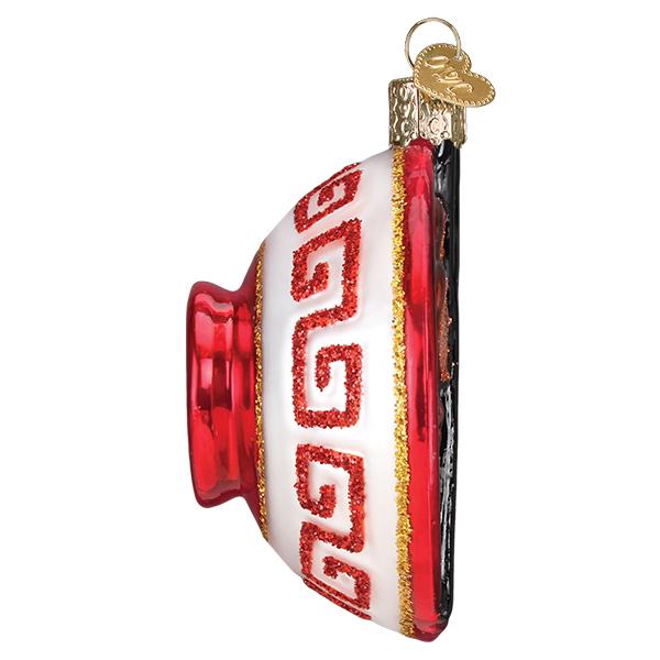 Bowl of Ramen Glass Ornament