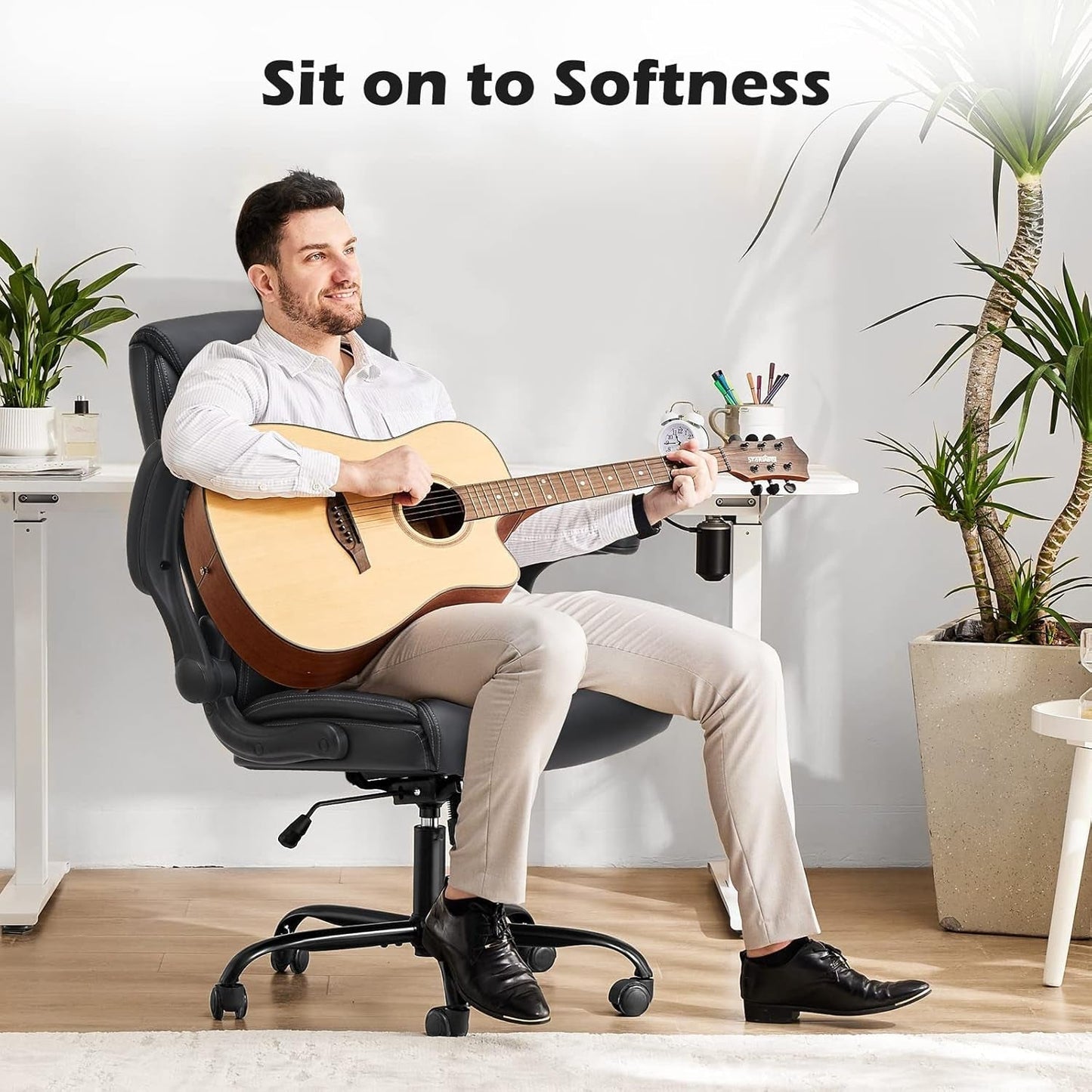 Ergonomic Executive Office Chair With Lumbar Support