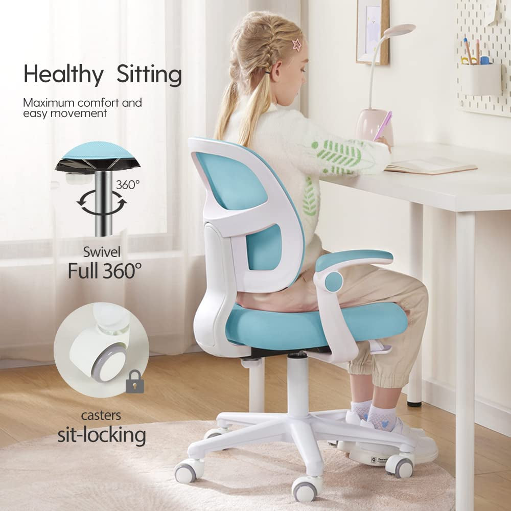 Kids Ergonomic Height Adjustable Study Chair for Home Office