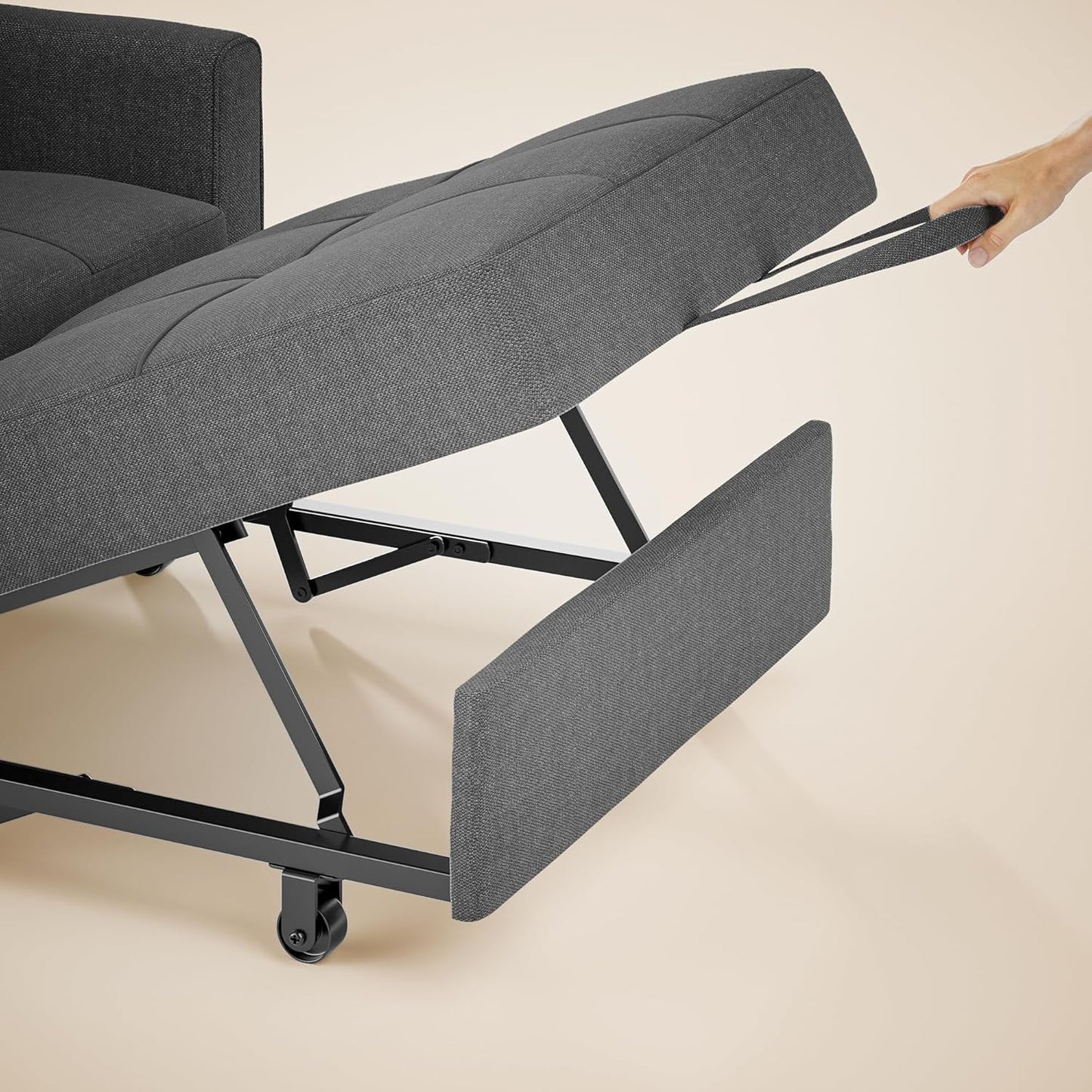 Convertible Sofa Bed Chair with Adjustable Backrest Design