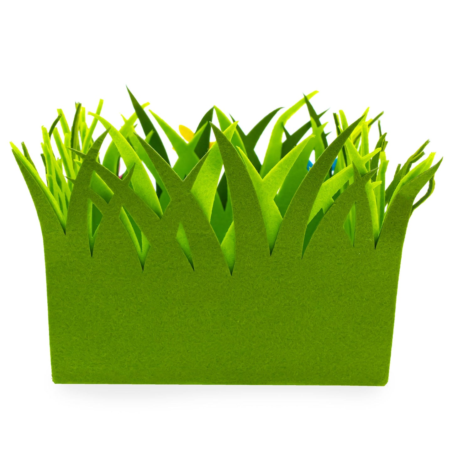 Set of 2 Spring Flowers and Butterflies Easter Felt Decorative Centerpiece