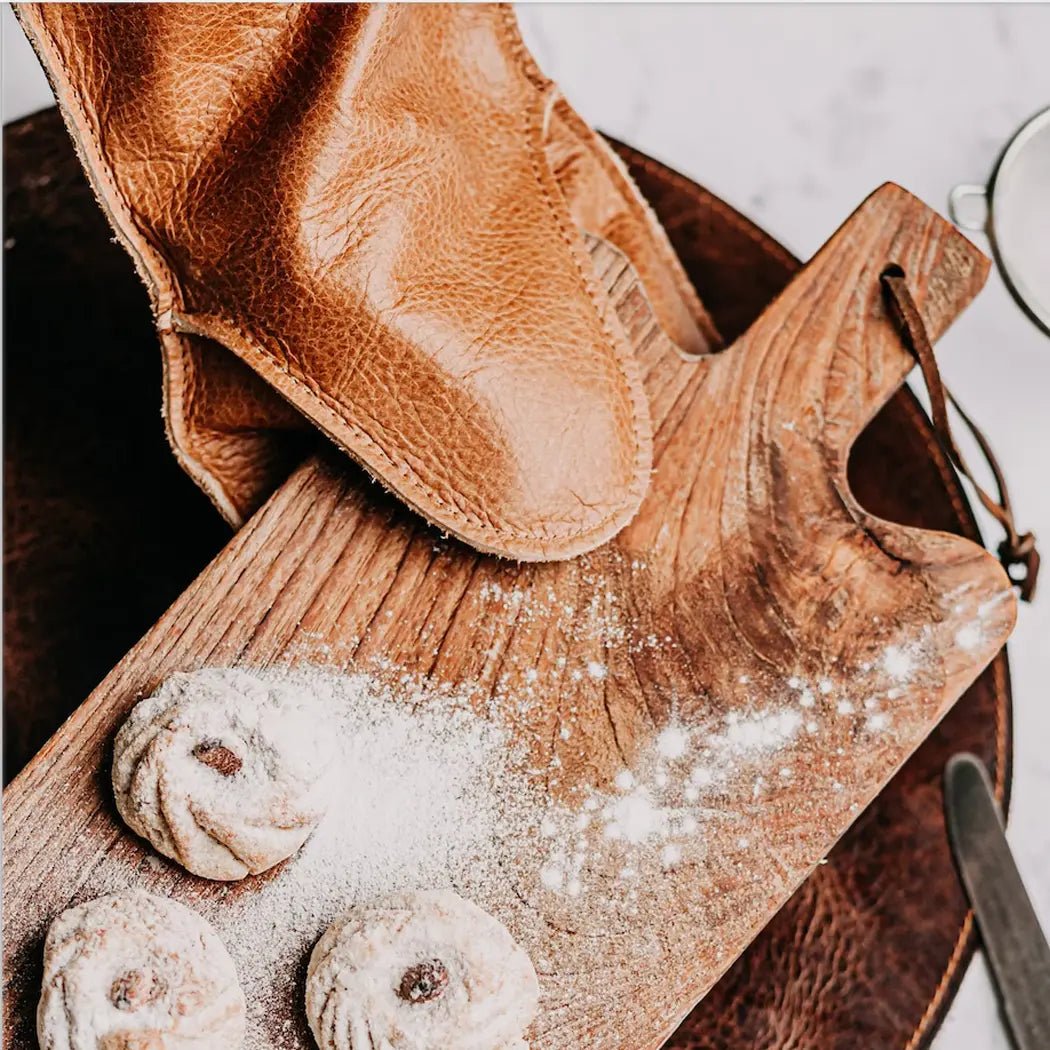 Custom Branded Leather Chef's Mitt