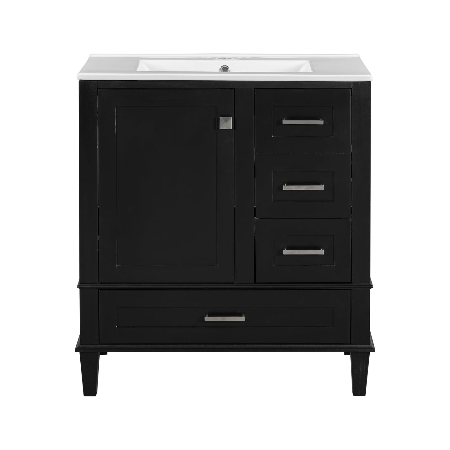 30" Modern Bathroom Vanity With Sink Combo Set