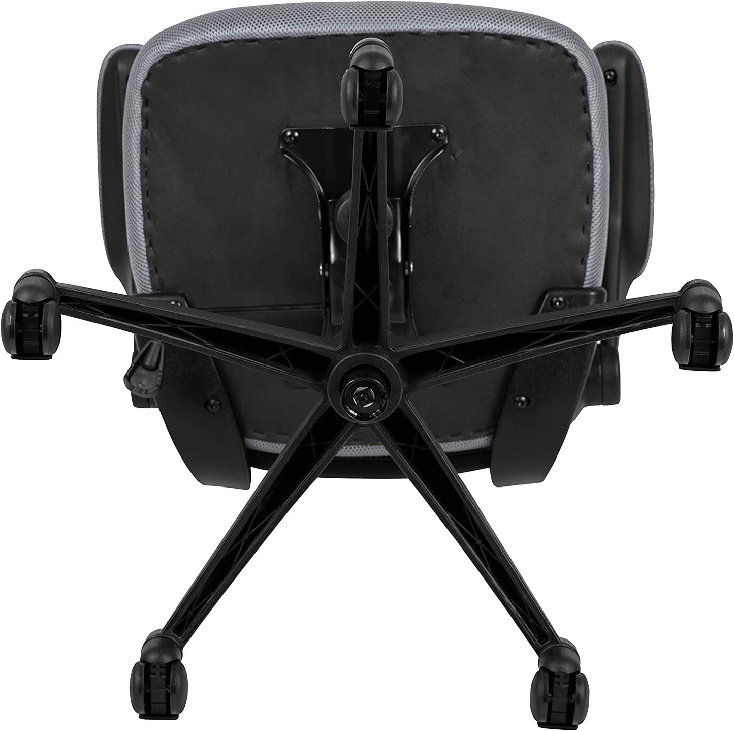 Kelista Dark Gray Mesh Mid Back Office Chair For Desk