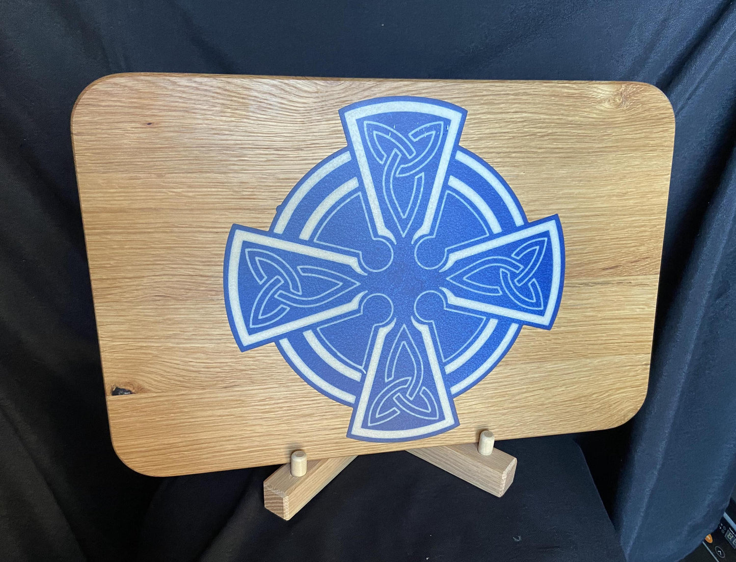 Celtic Cross Charcuterie Board - Handmade in White Oak