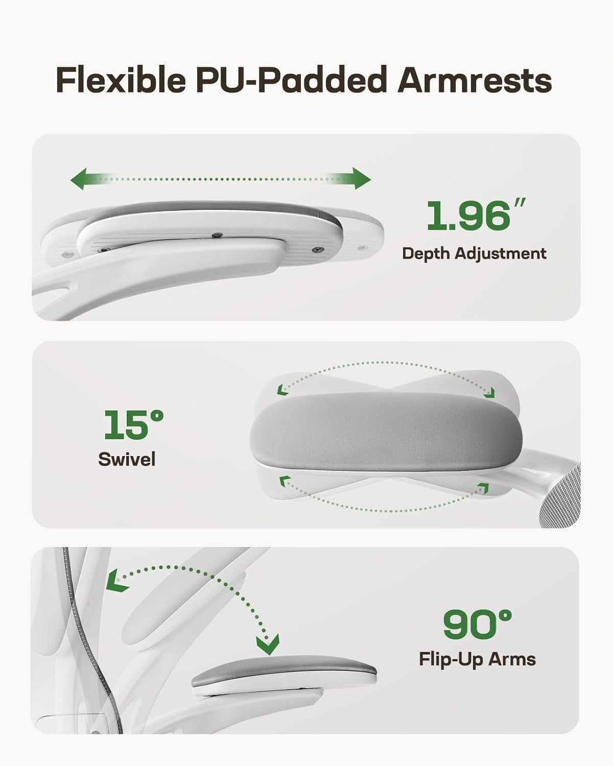 Ergonomic Mesh Office Chair With Adjustable Lumbar Support
