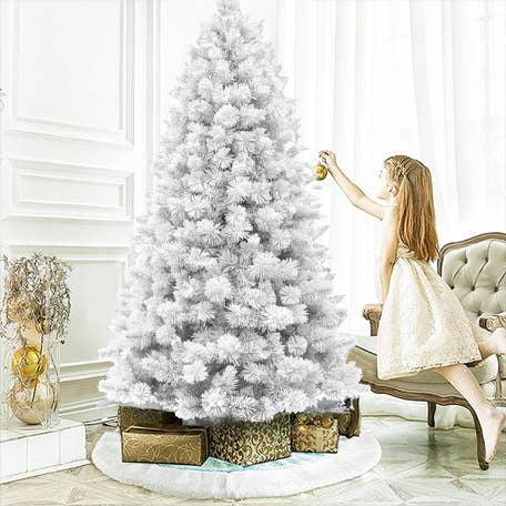 6ft PVC Pine Snow Flocked