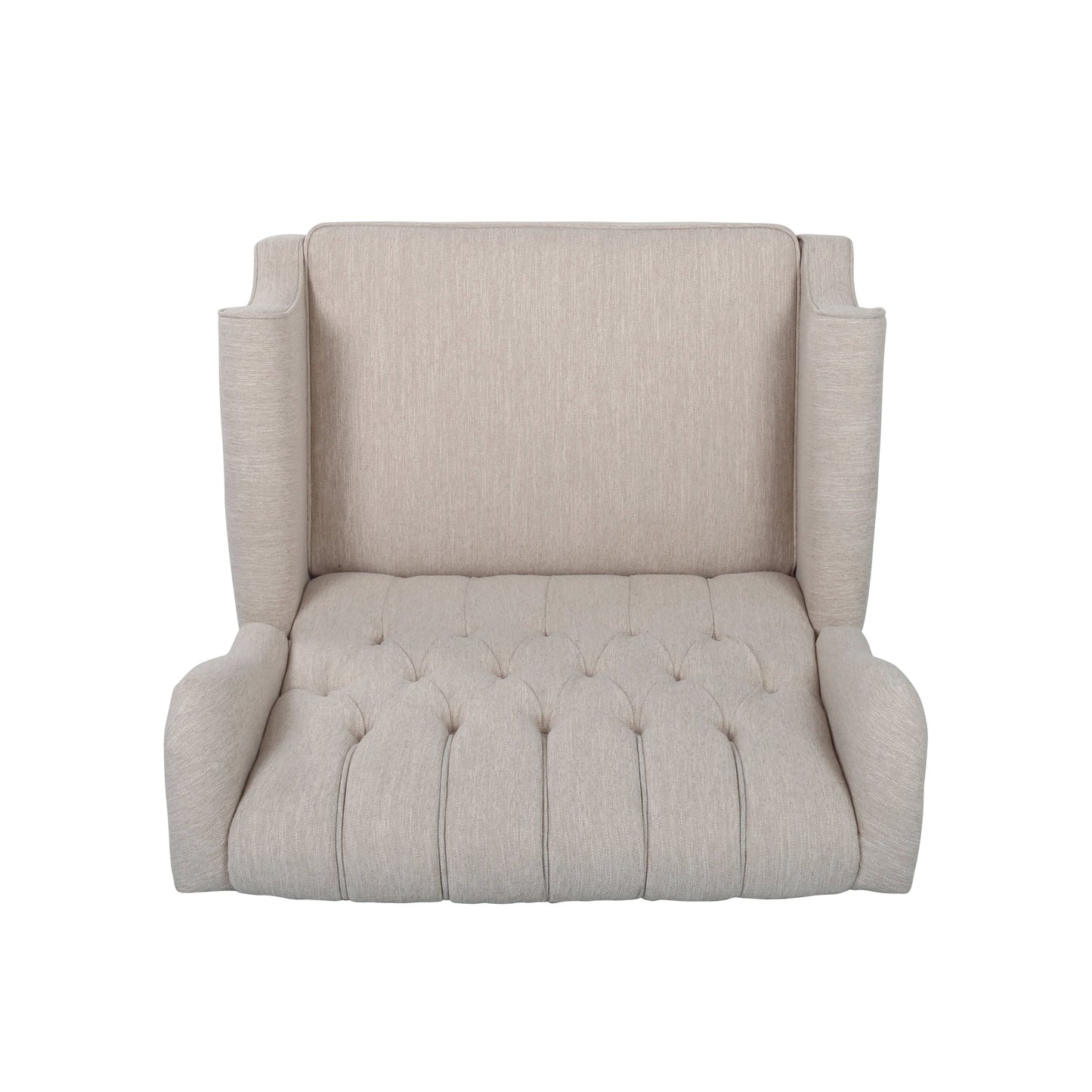Push Back Recliner Chair with Rivet Decoration
