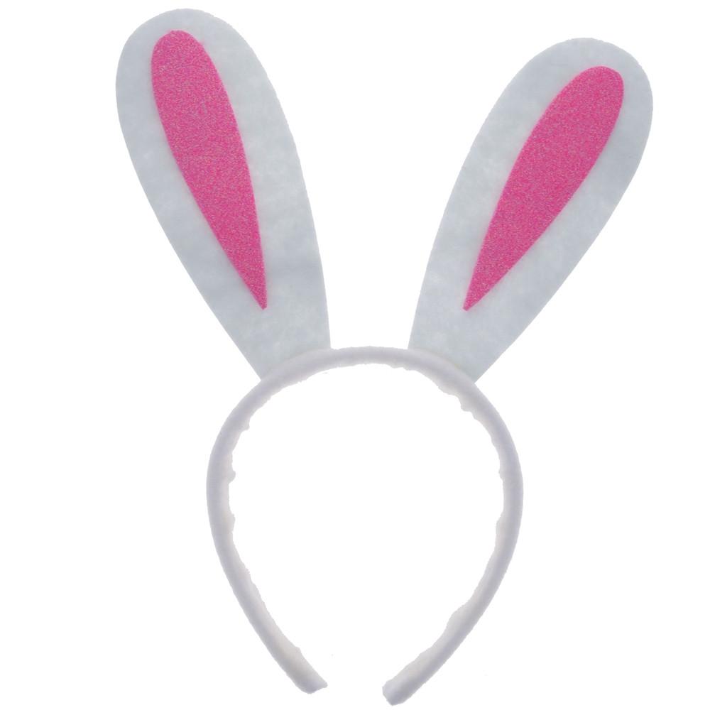 Set of 3 Easter Bunny Ear Headbands 11.7 Inches