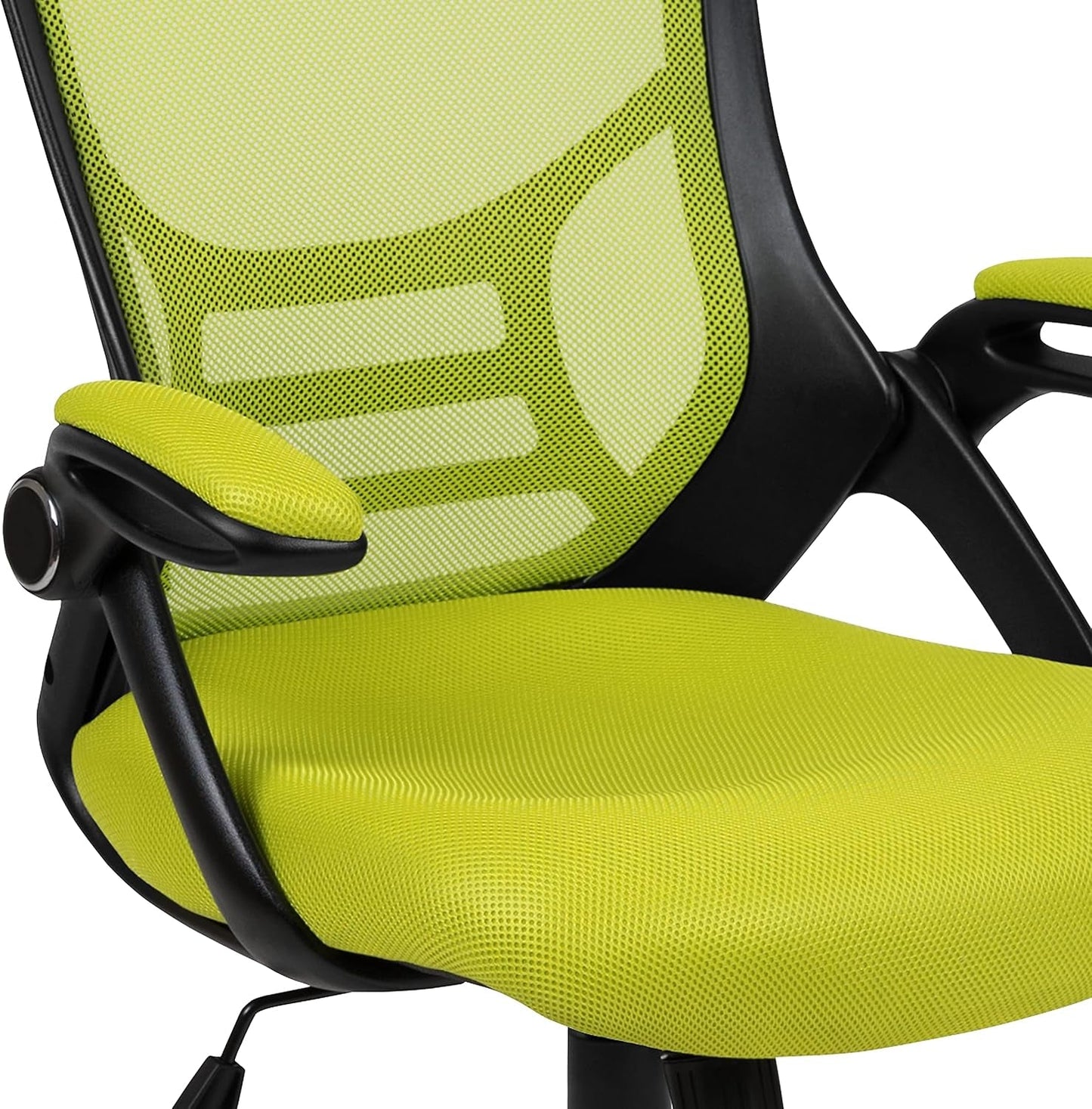 Ergonomic Mesh Back Office Chair Lumbar Support Black Green