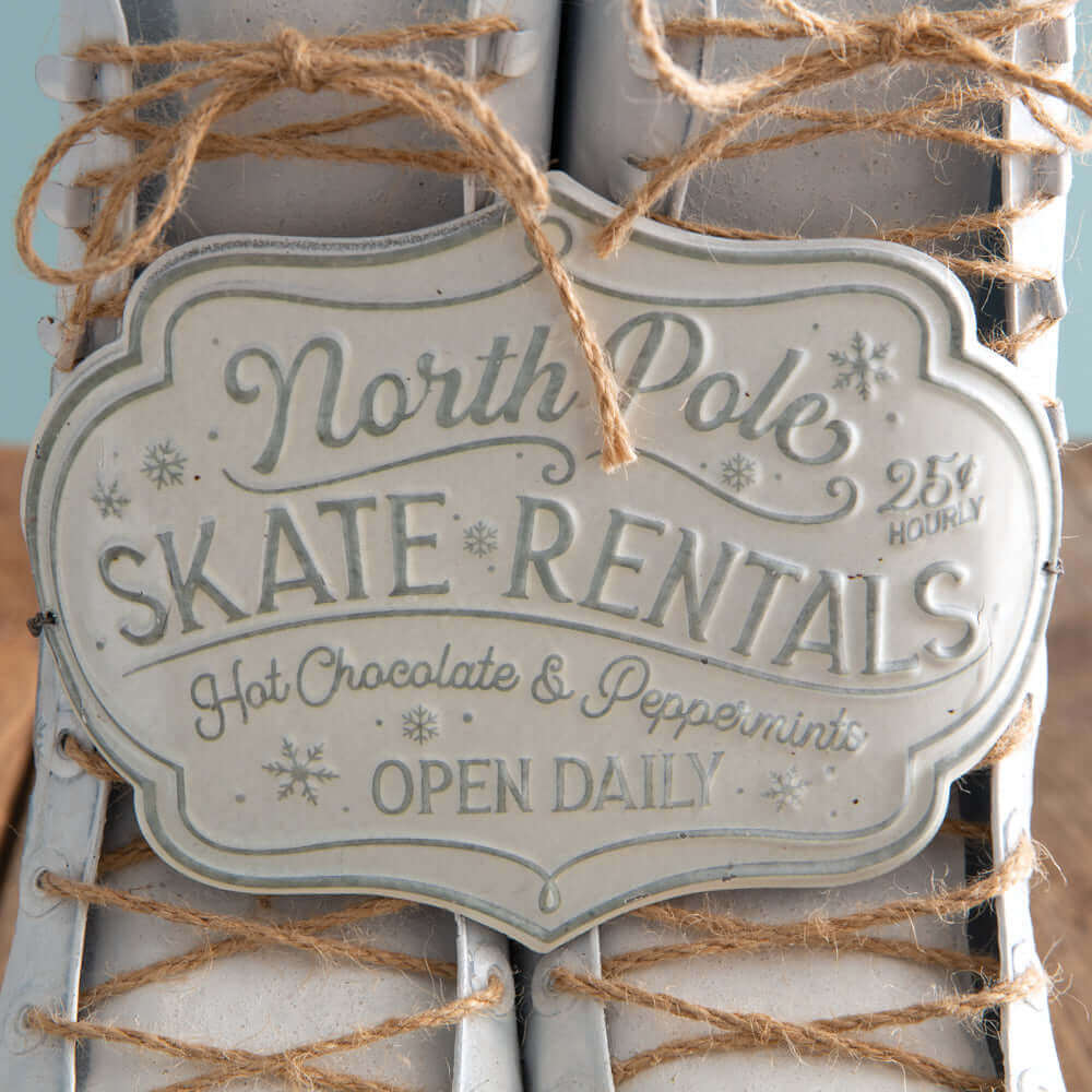 Decorative Christmas Ice Skates