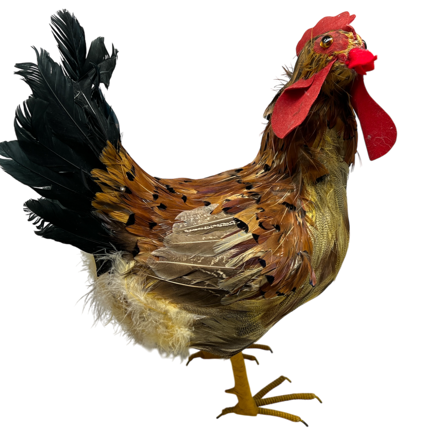 Feathered Chicken Figurine