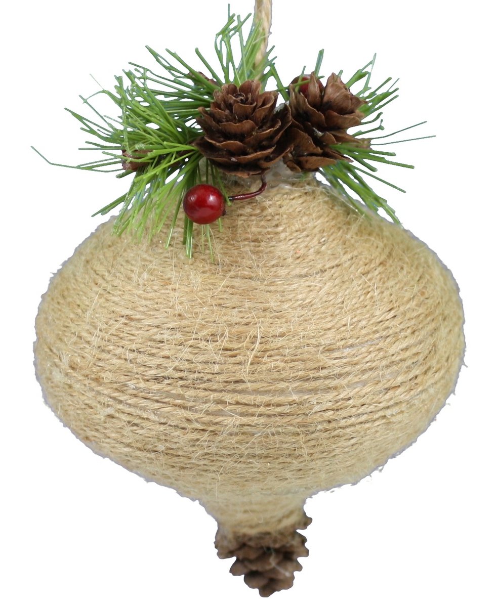 Burlap Holly - Finial