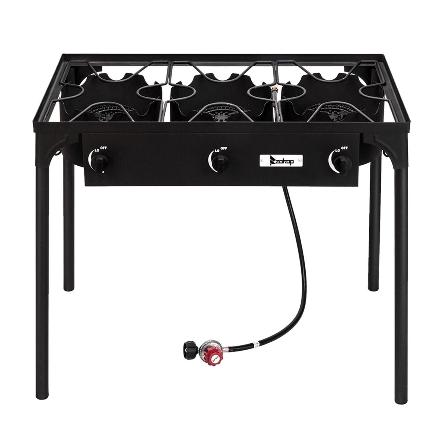 225,000 BTU Outdoor Propane Camp Stove β 3 Burner Cooker