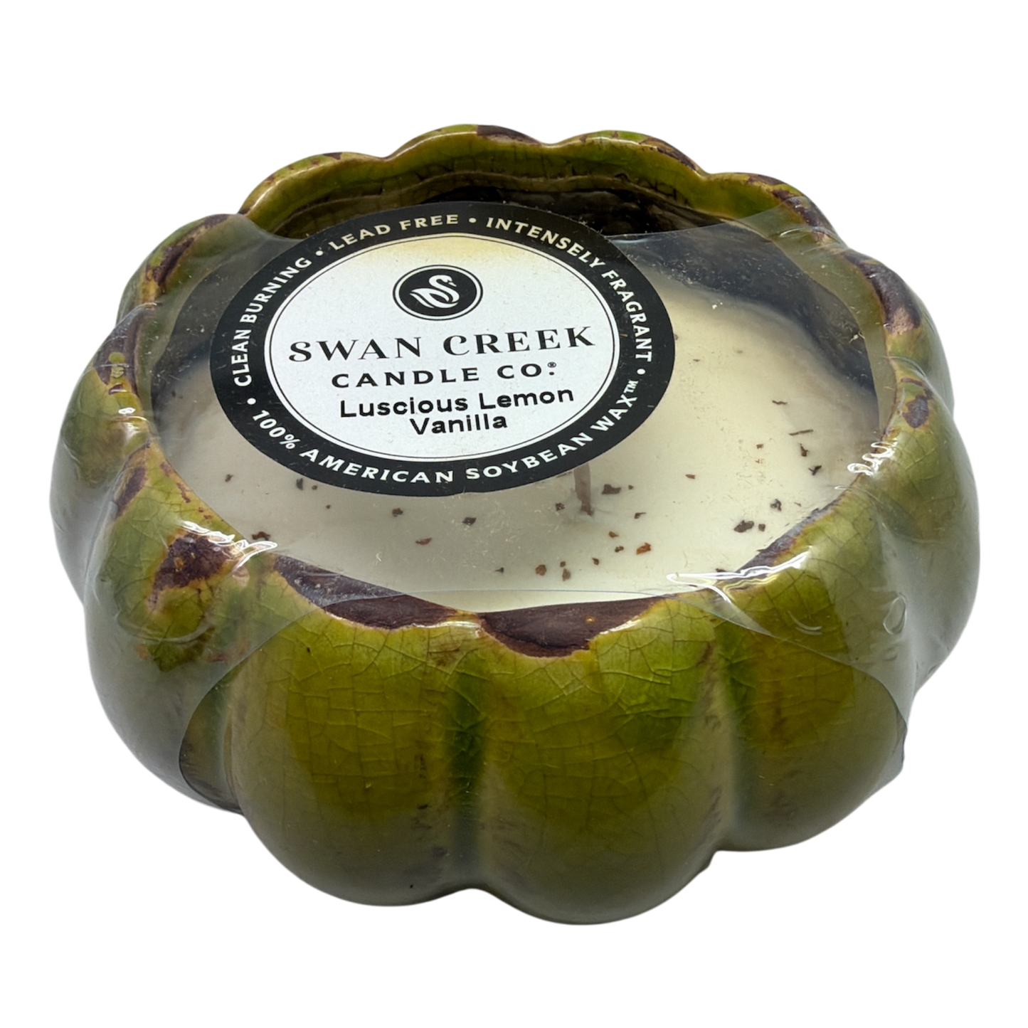 Small Petal Bowl Soy Candle - Luscious Lemon Vanilla