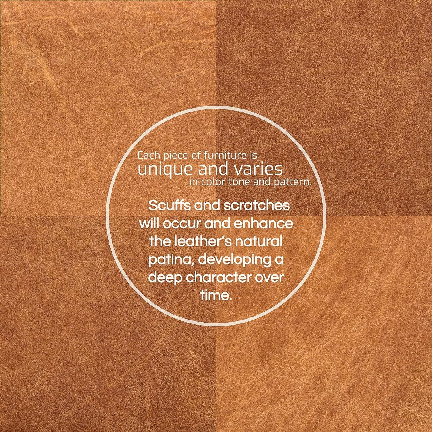 Girona 88 Inch Leather Sofa Cognac Tan With Tufted Back
