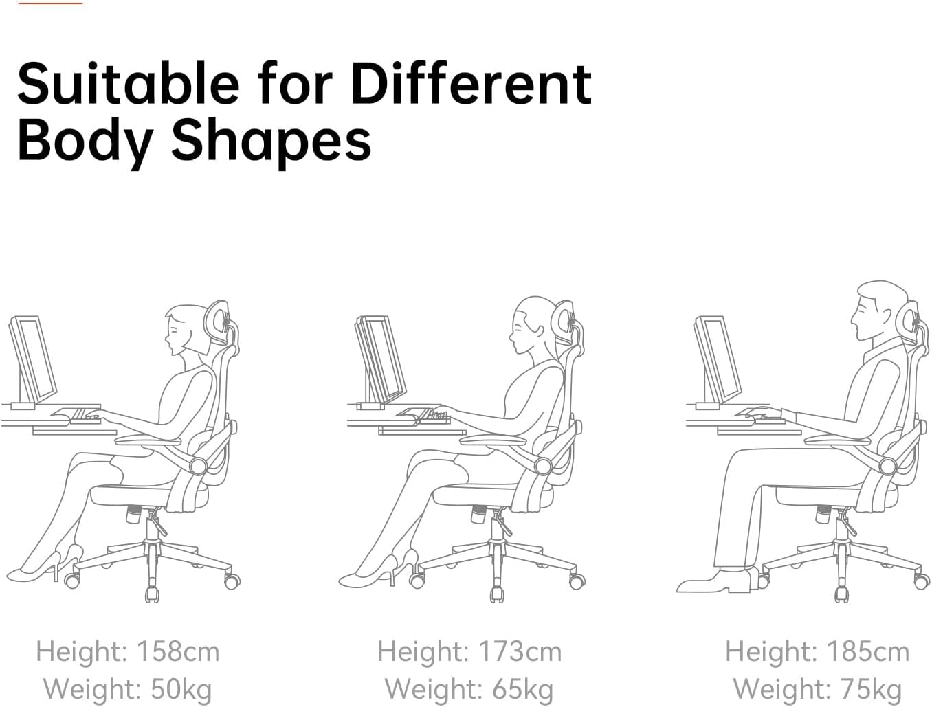 Ergonomic Mesh Office Chair Black With 3D Armrests