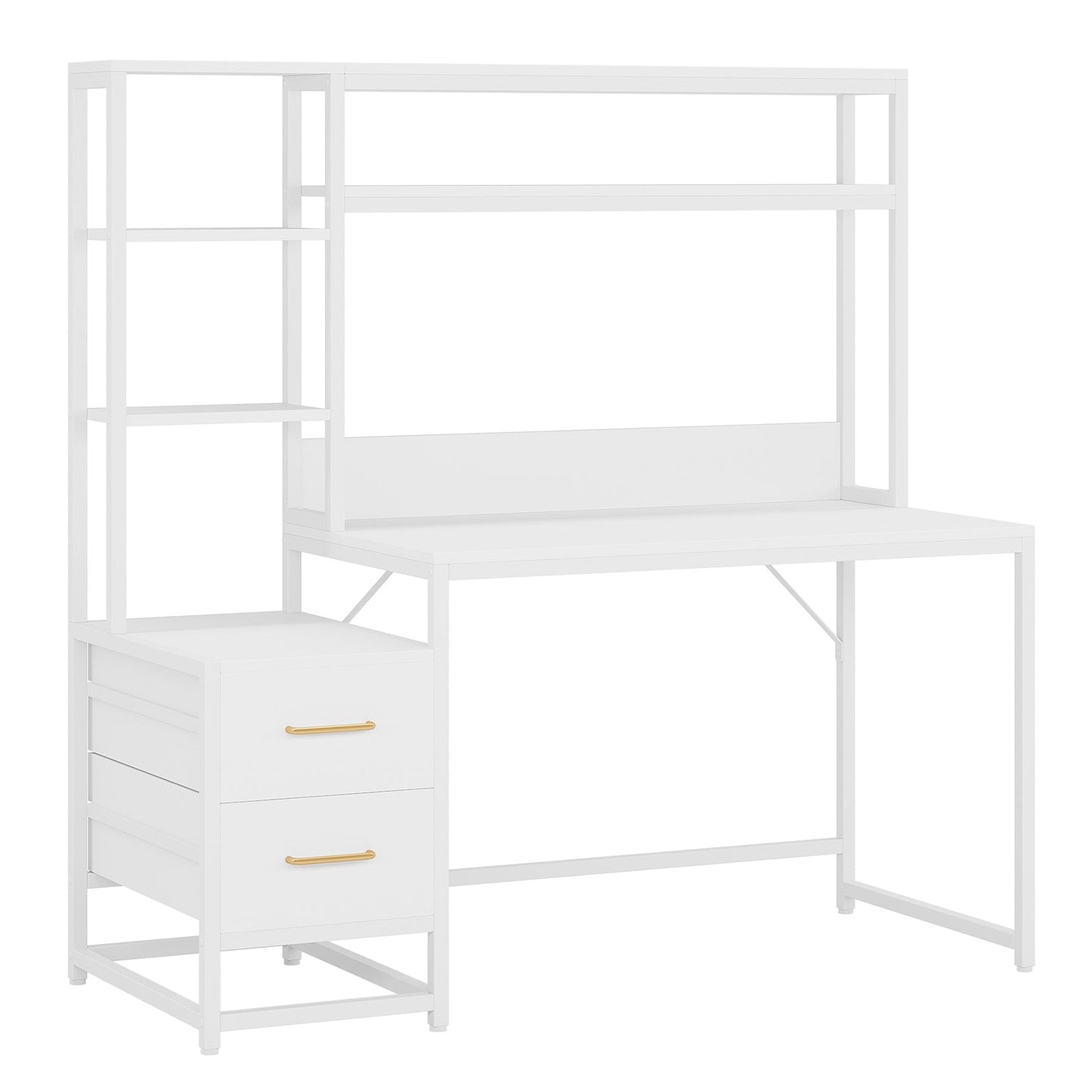 55 Inches Multifunctional Computer Desk