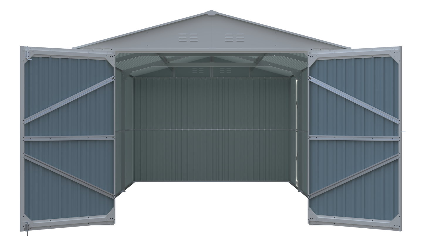Outdoor Storage Shed 20x13 FT - Metal Garden Shed