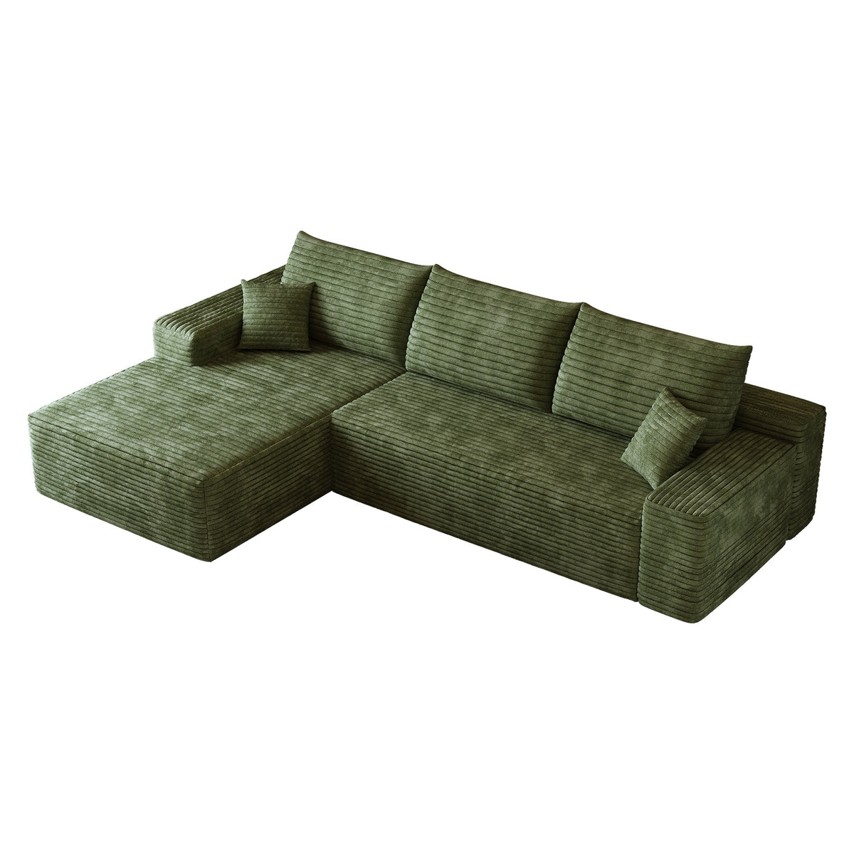 107" Cloud Sectional Couch with L-Shape Chaise