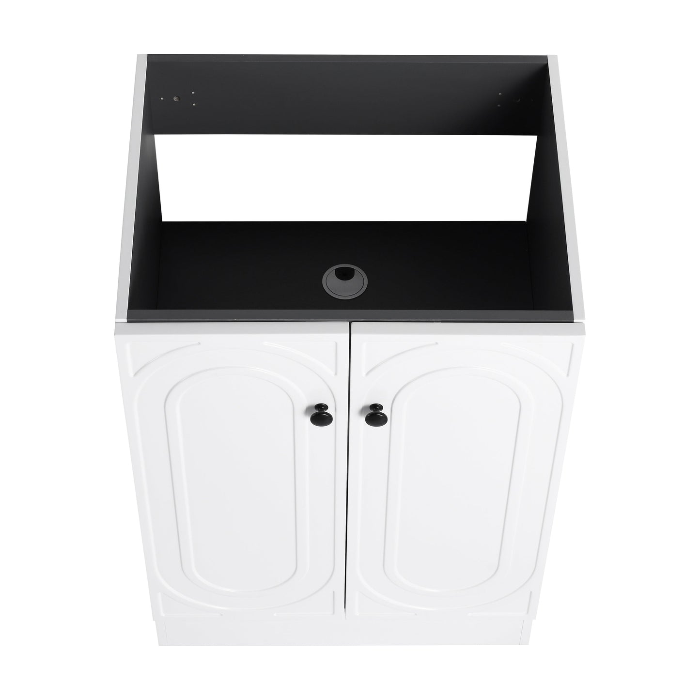 24" Freestanding Bathroom Vanity & 2 Soft-Close Cabinet Doors