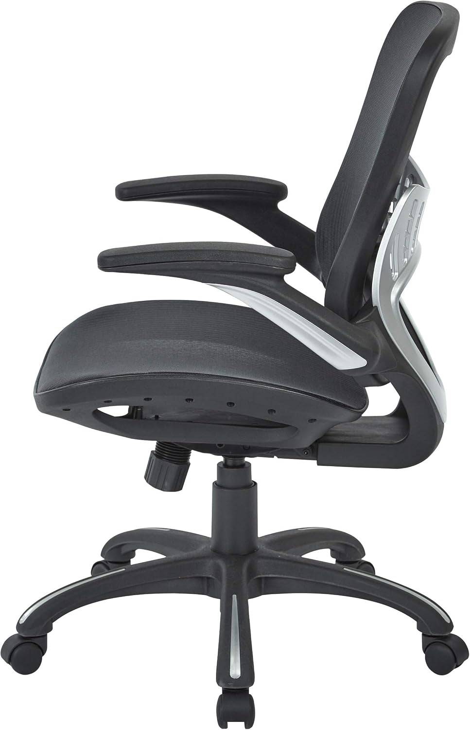 Riley Ventilated Manager's Office Desk Chair With Black Mesh