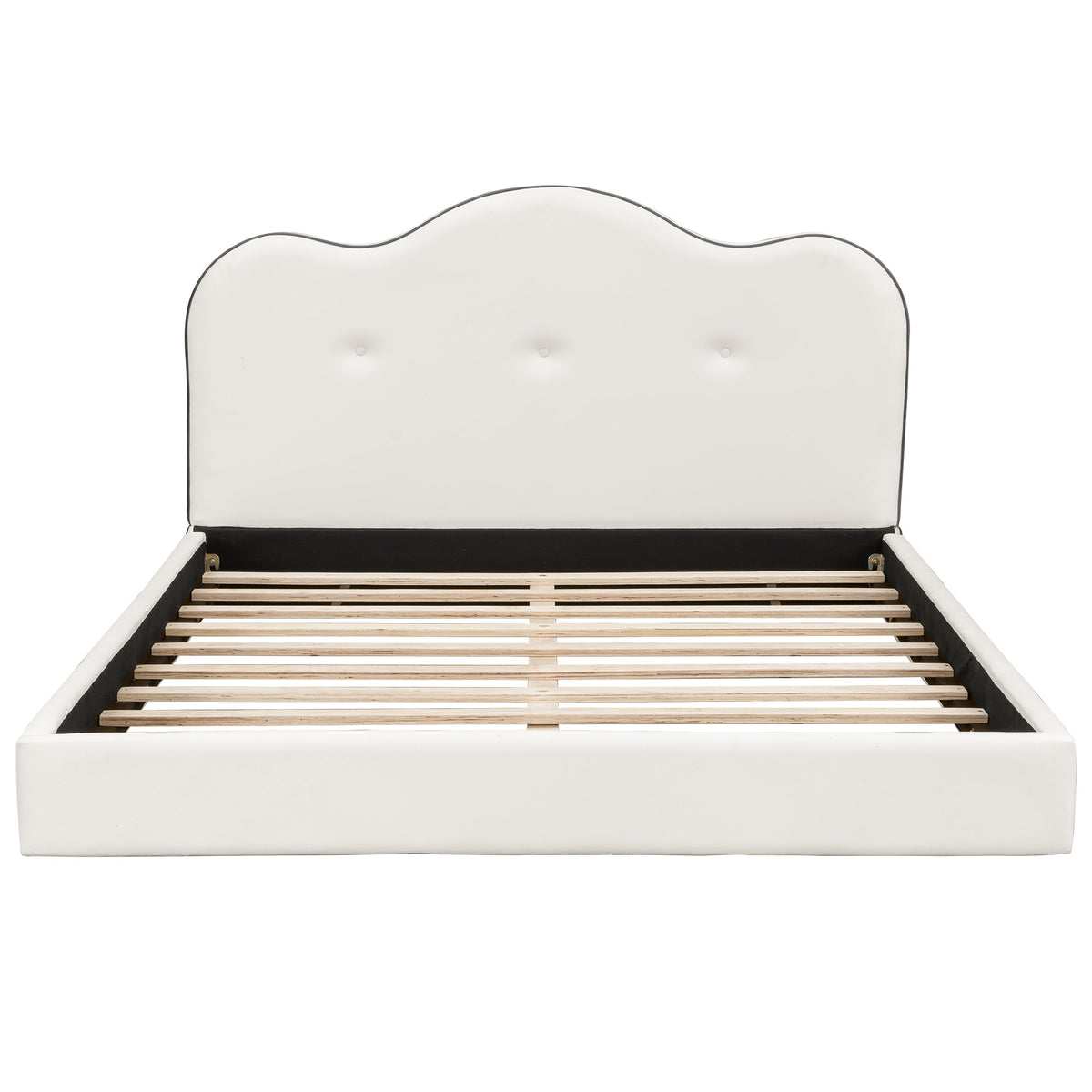 Queen Size Upholstered Platform Bed