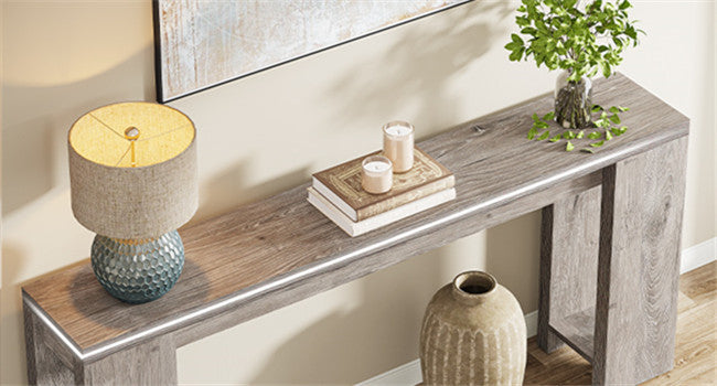 70.9" Extra Long Farmhouse Console Table