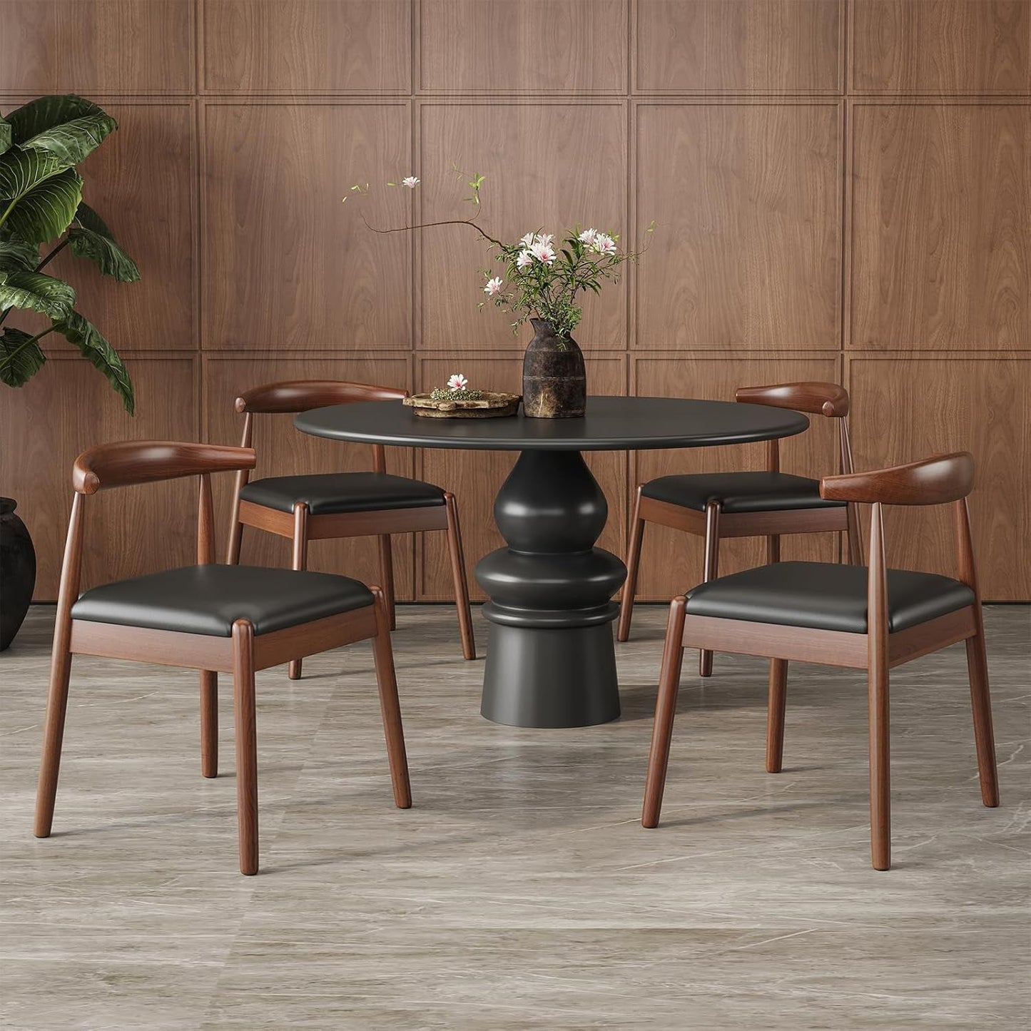 Midcentury Dining Chairs With Durable Premium Rope