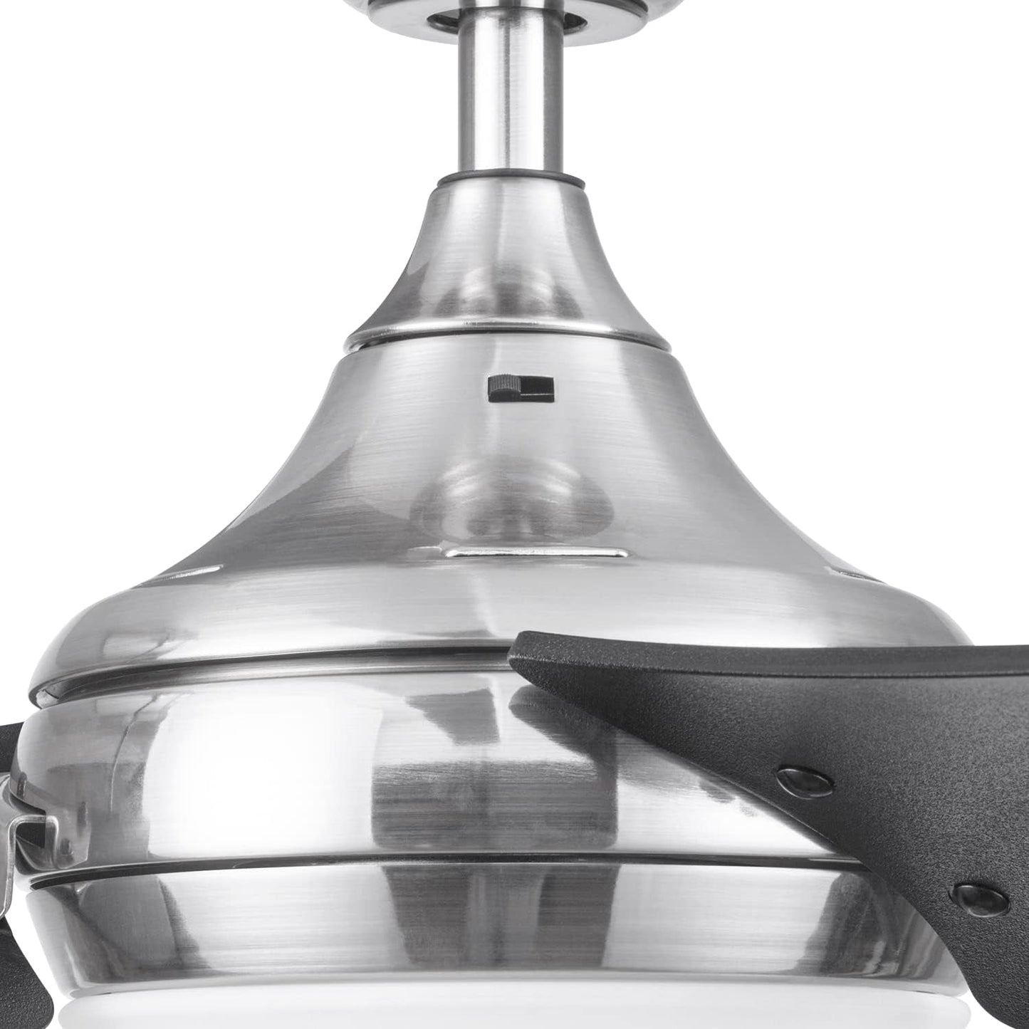 52 Inch Brushed Nickel LED Ceiling Fan With Remote