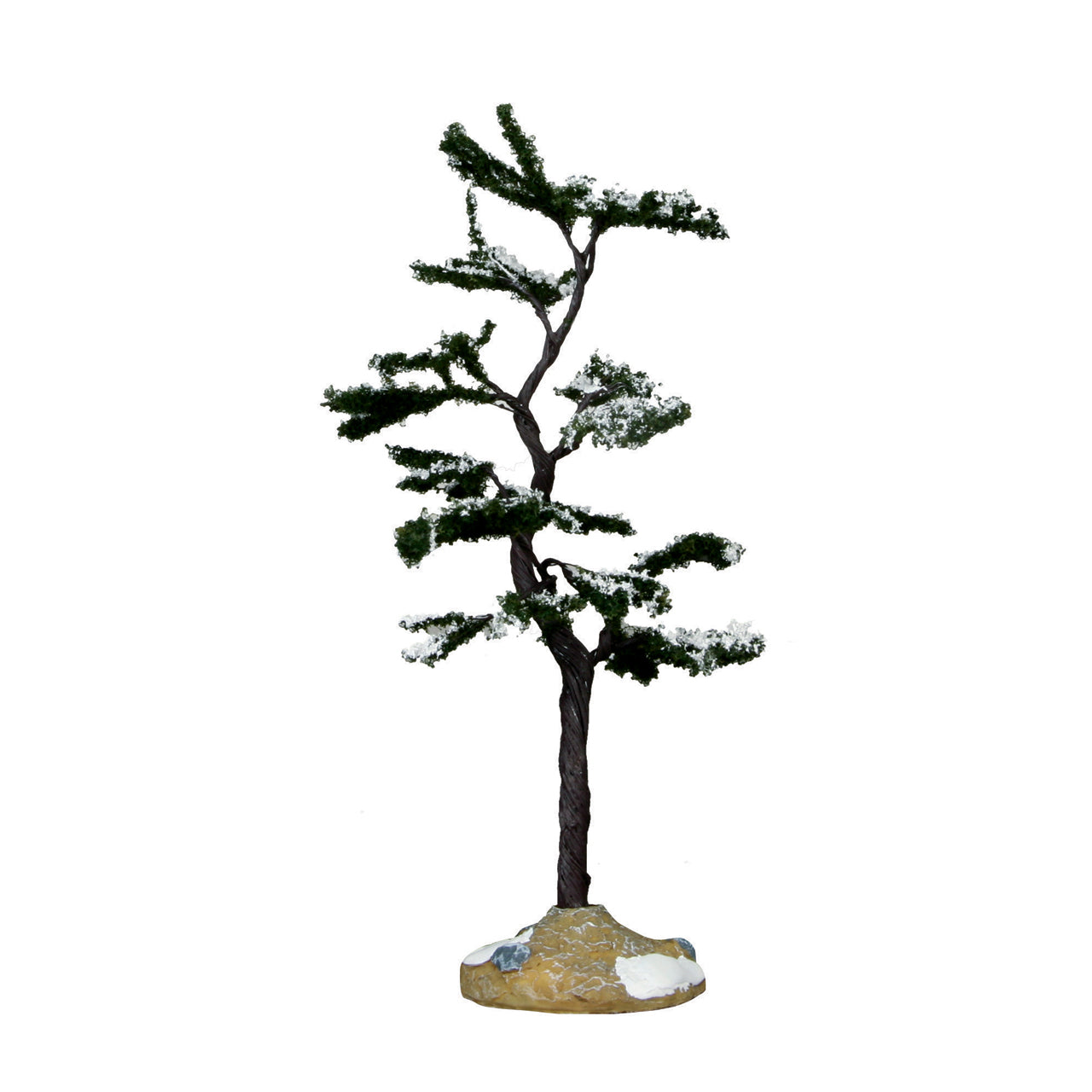 Snowy Marcescent Tree - 6.5 Inch