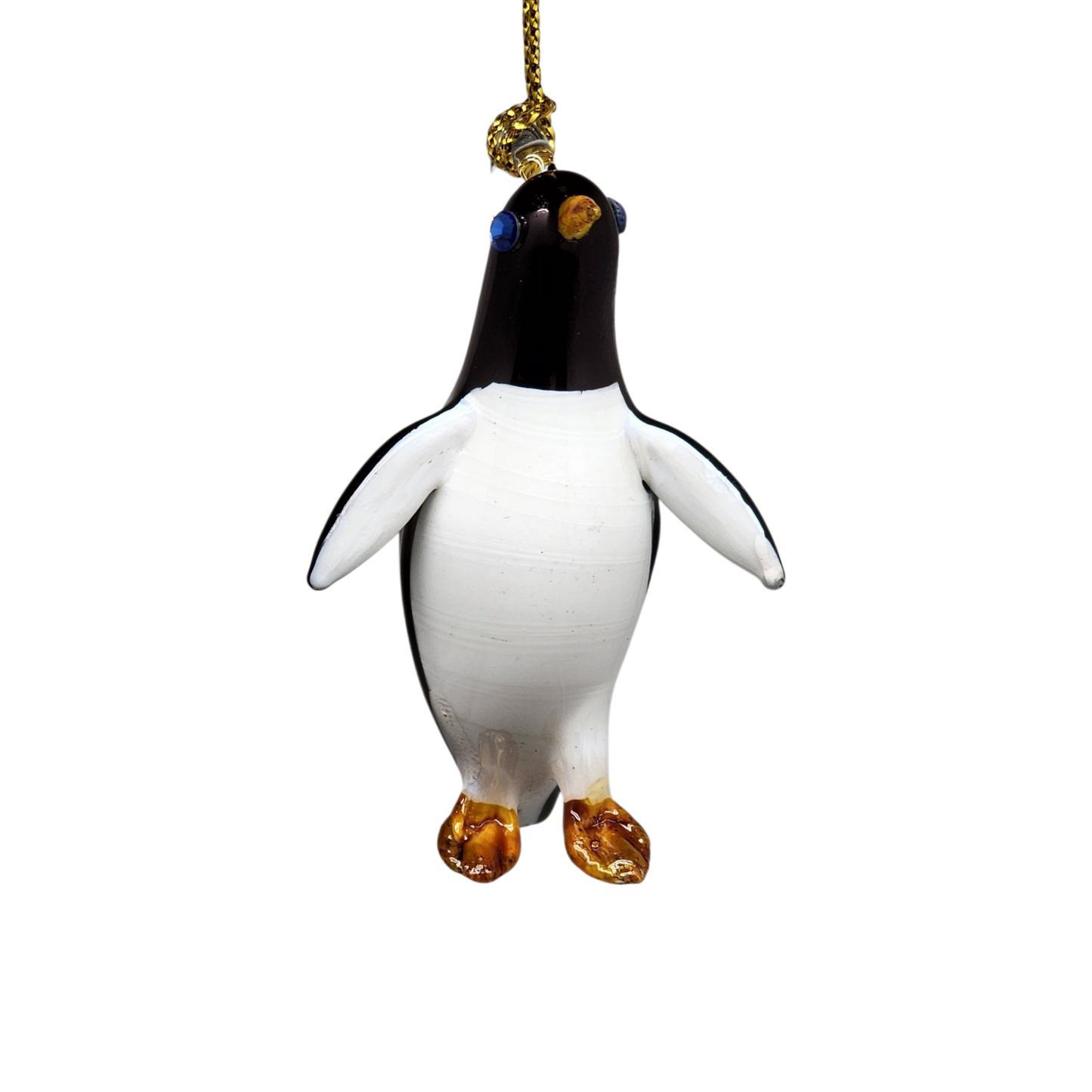 Egyptian Glass Penguin Ornament