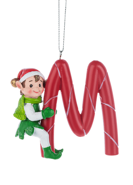 Monogram Ornament - M - Final Sale