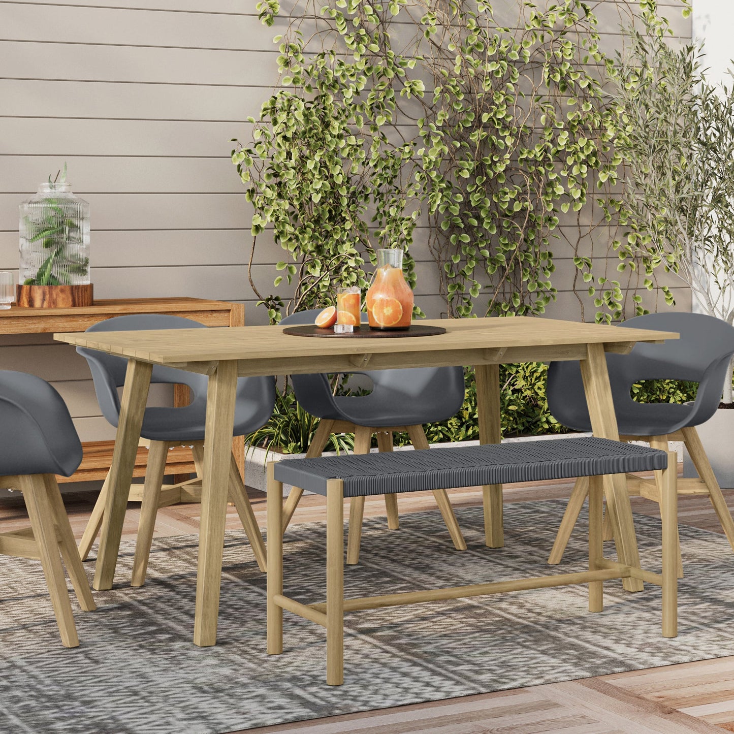 Dahlia Outdoor Indoor Bench