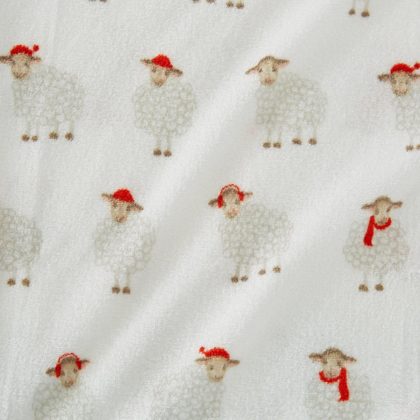 4-Piece Printed Plush Sheet - Velvet Luxe Collection