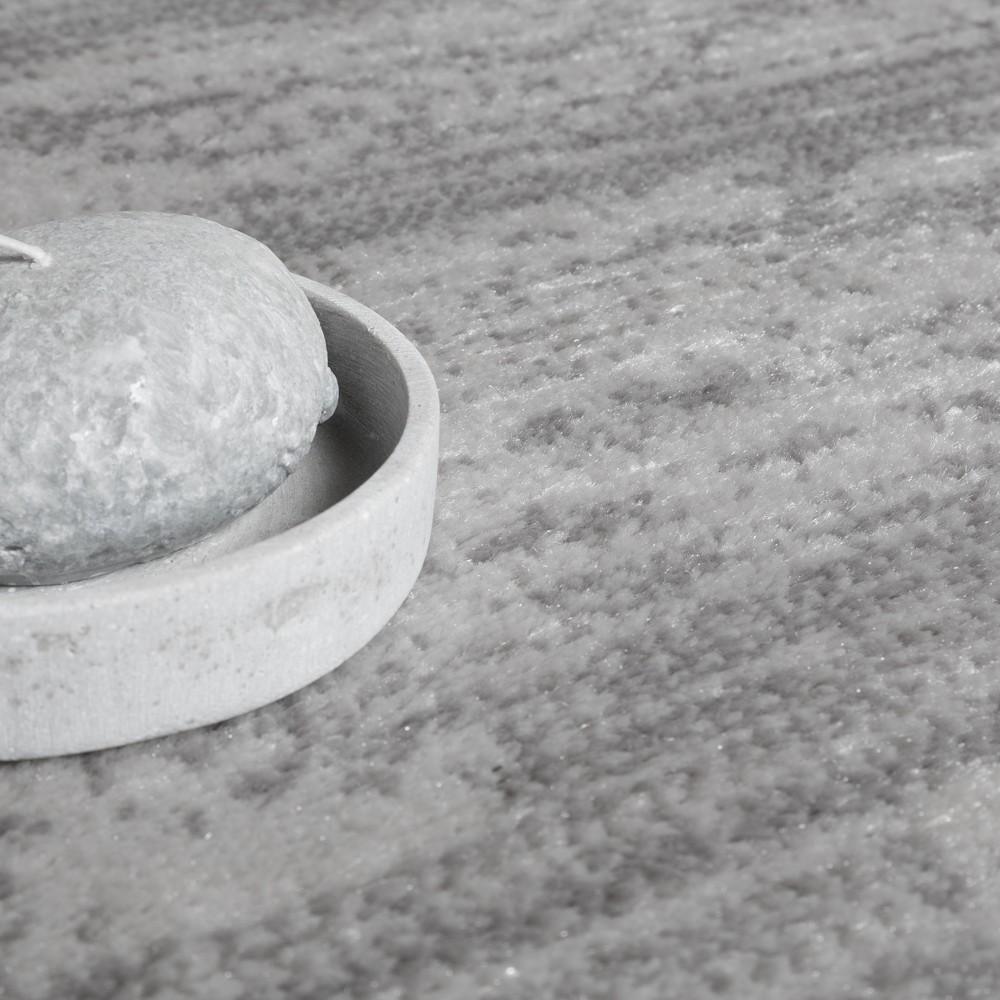 Grey Red Area Rug for Living Room Modern Design