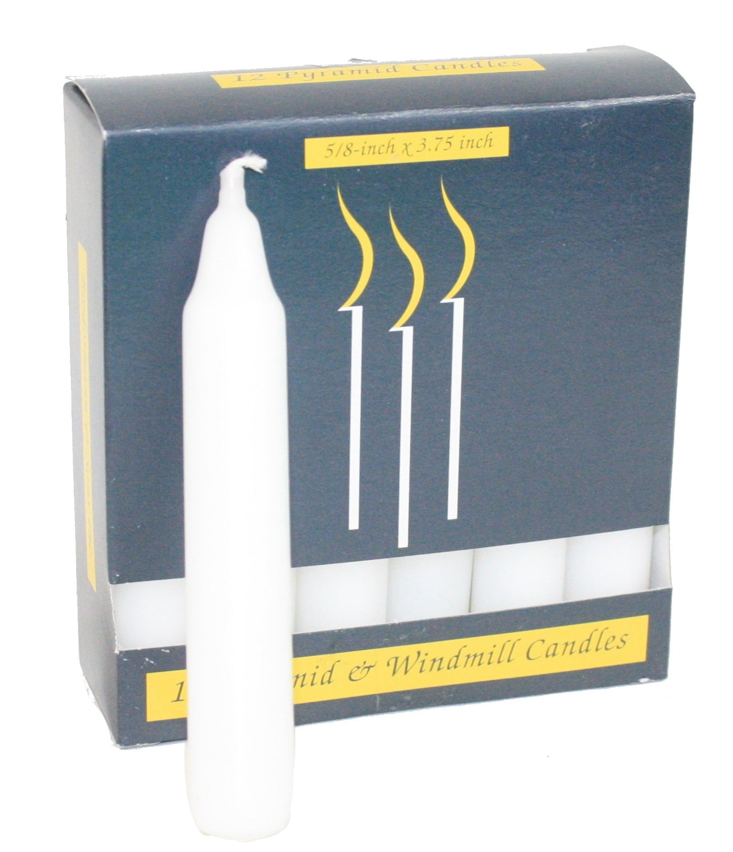 Windmill Candles - Pyramid - White