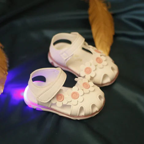 Light-Up Princess Flower Sandals