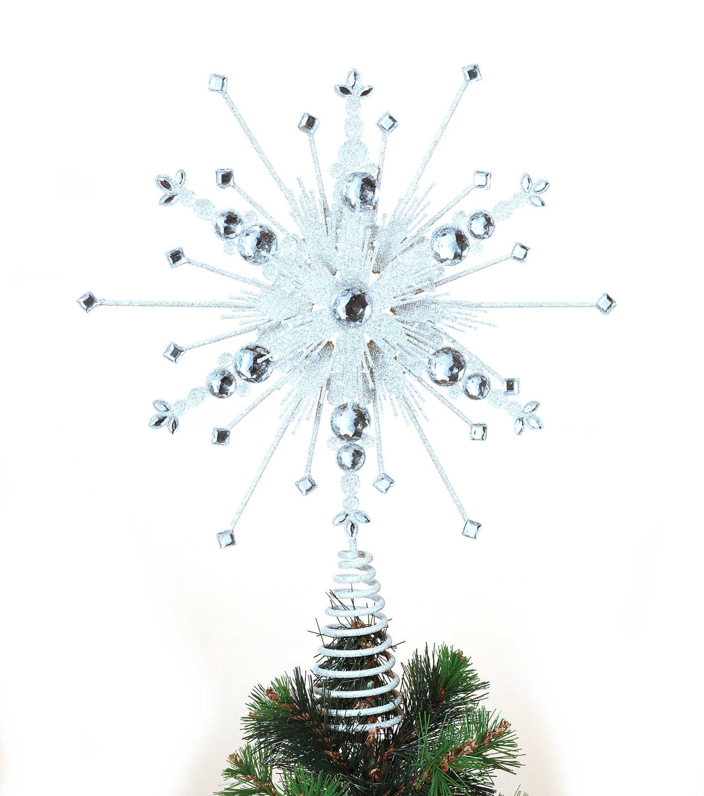 13.5 Inch Glitzy Gem Tree Topper