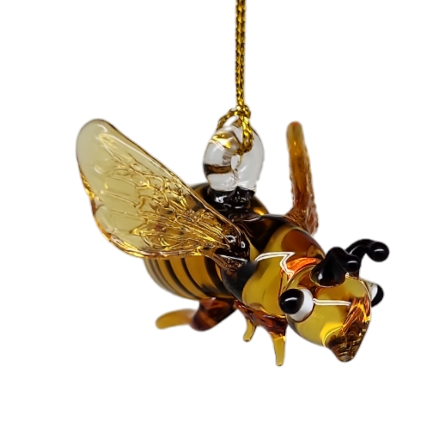 Egyptian Blown Glass Ornament - Honey Bee