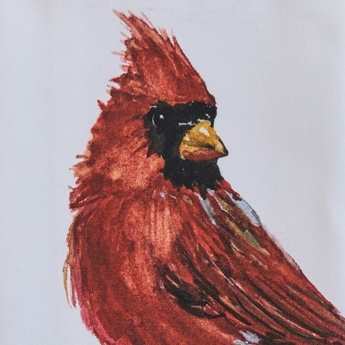 Cardinal With Berries Dishtowel