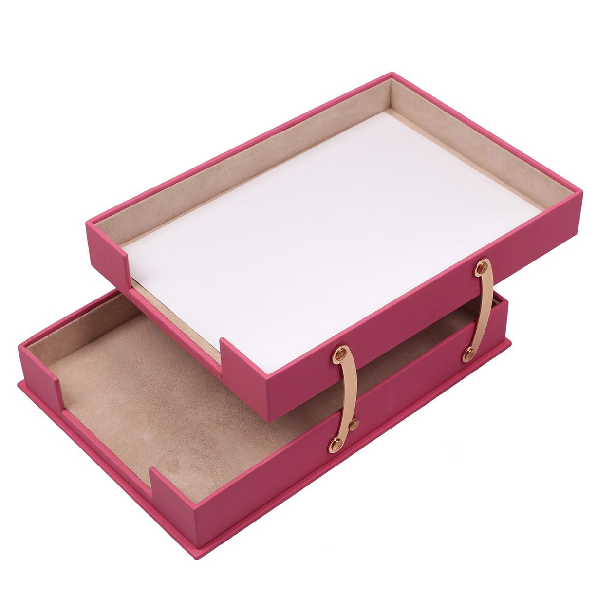 MOOG Double Leather Document Tray