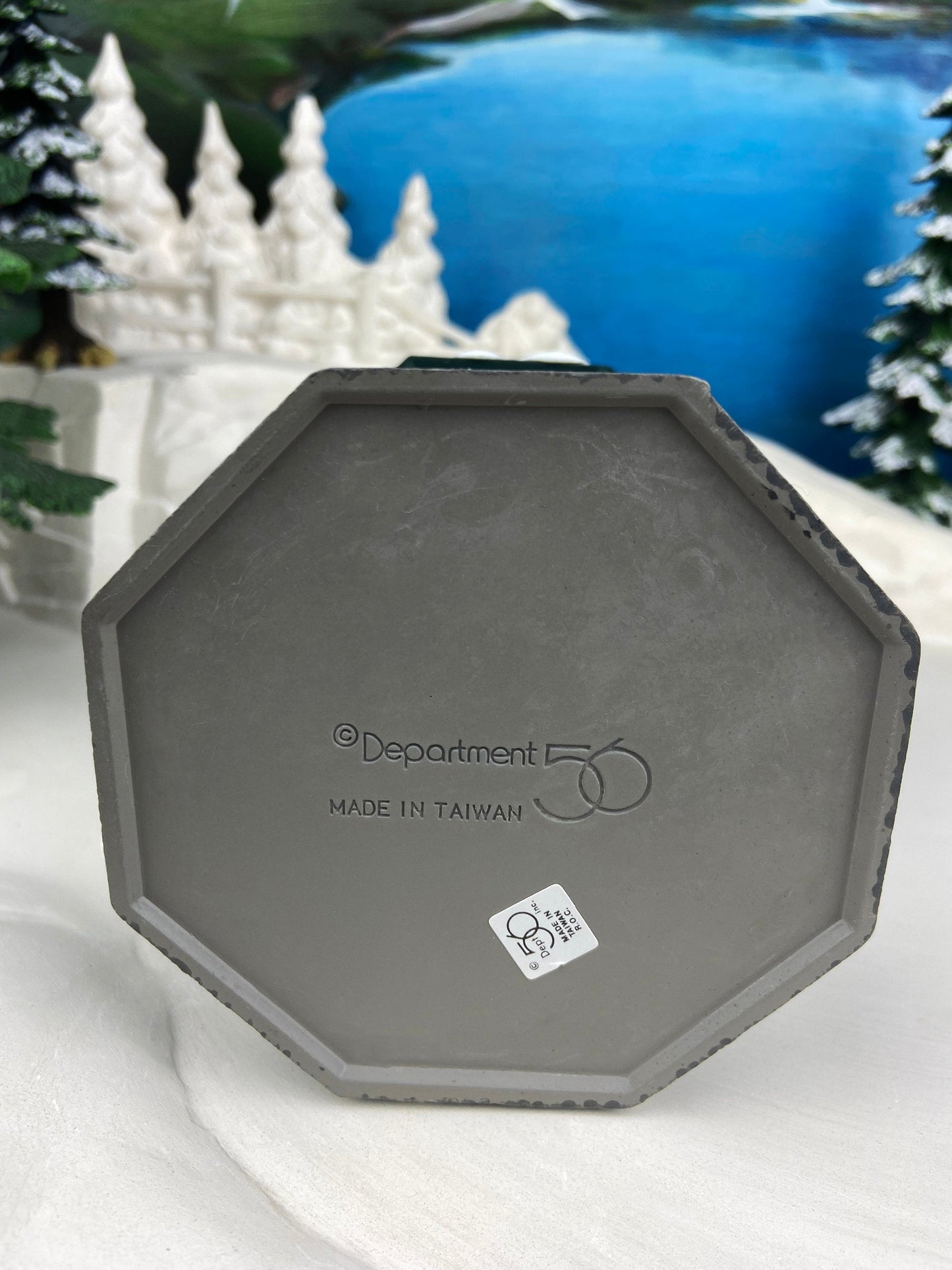 Christmas Village Accessories by Department 56. Town Square Gazebo with Intricate Detail.