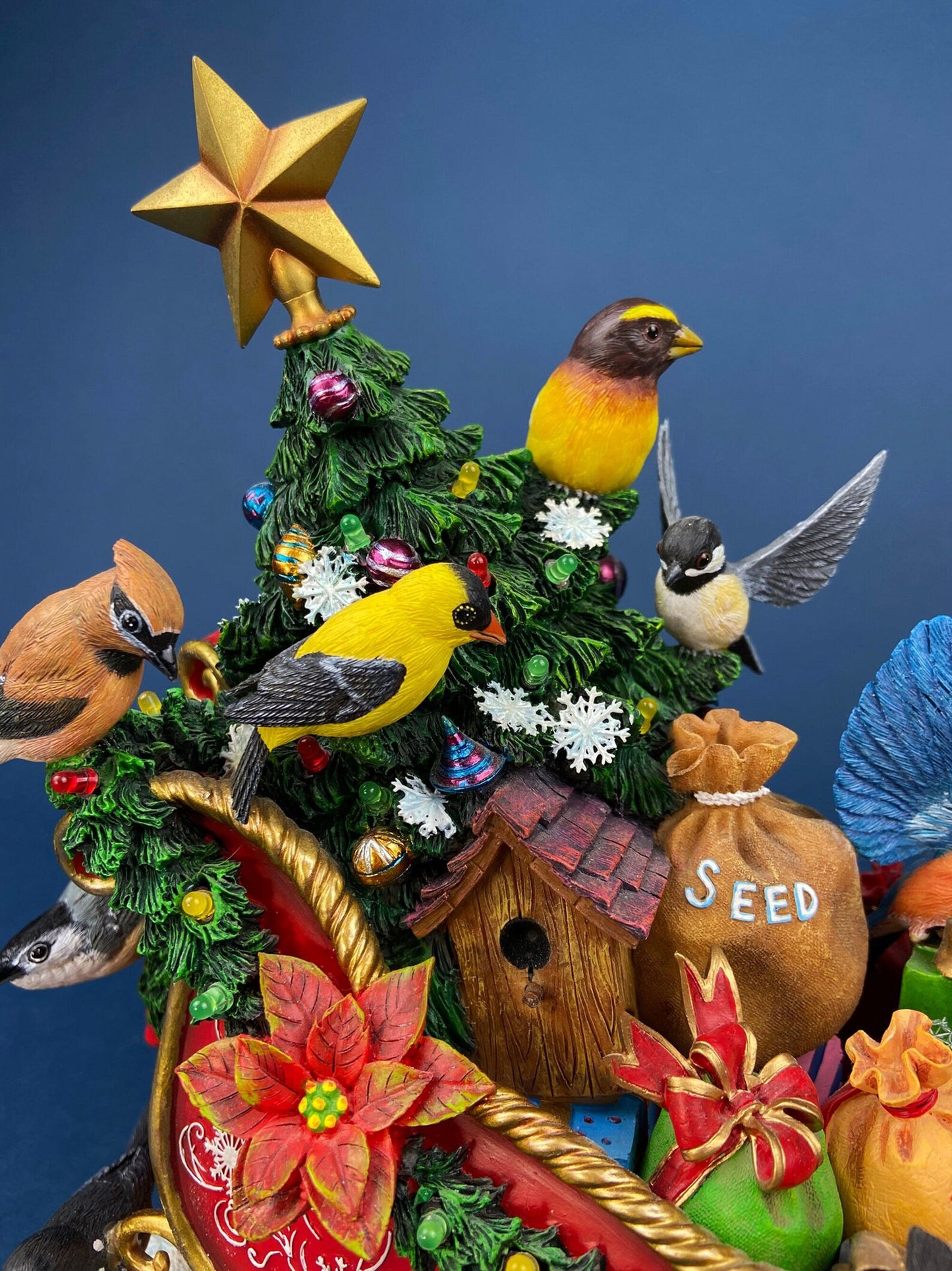 Kids & Dog on Sled Porcelain Figurine. Christmas. Downhill Racer. Inspired by Norman Rockwell. Museum Collections. Snow King. Collectibles.